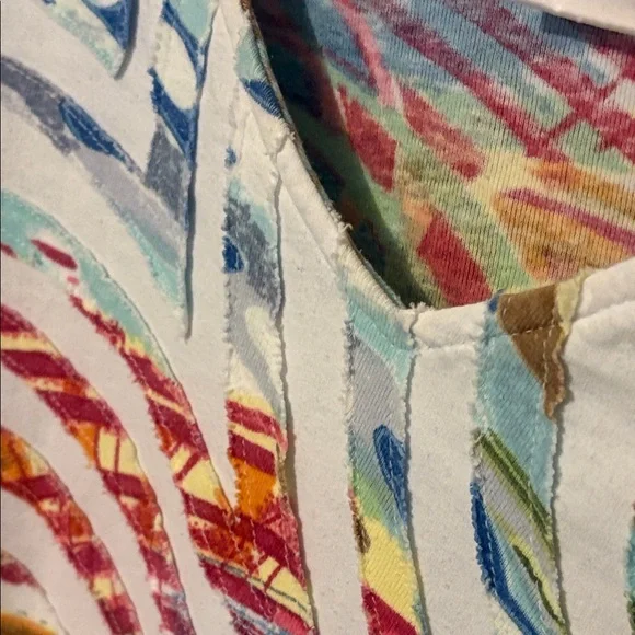 Parsley & Sage Colorful Long Sleeve Women's Top size S - Picture 5 of 6